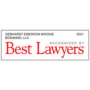 Gebhardt Emerson Moodie Bonnano, LLC | 2021 | Recognized By Best Lawyers