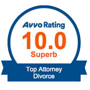 Avvo Rating | 10.0 Superb | Top Attorney Divorce