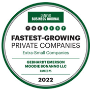 Denver Business Journal | The List | Fastest-Growing Private Companies | Extra-Small Companies